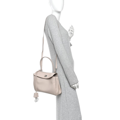 Balenciaga Natural Smooth Calfskin Small Rodeo Top Handle Handbag Almond 2 of 9