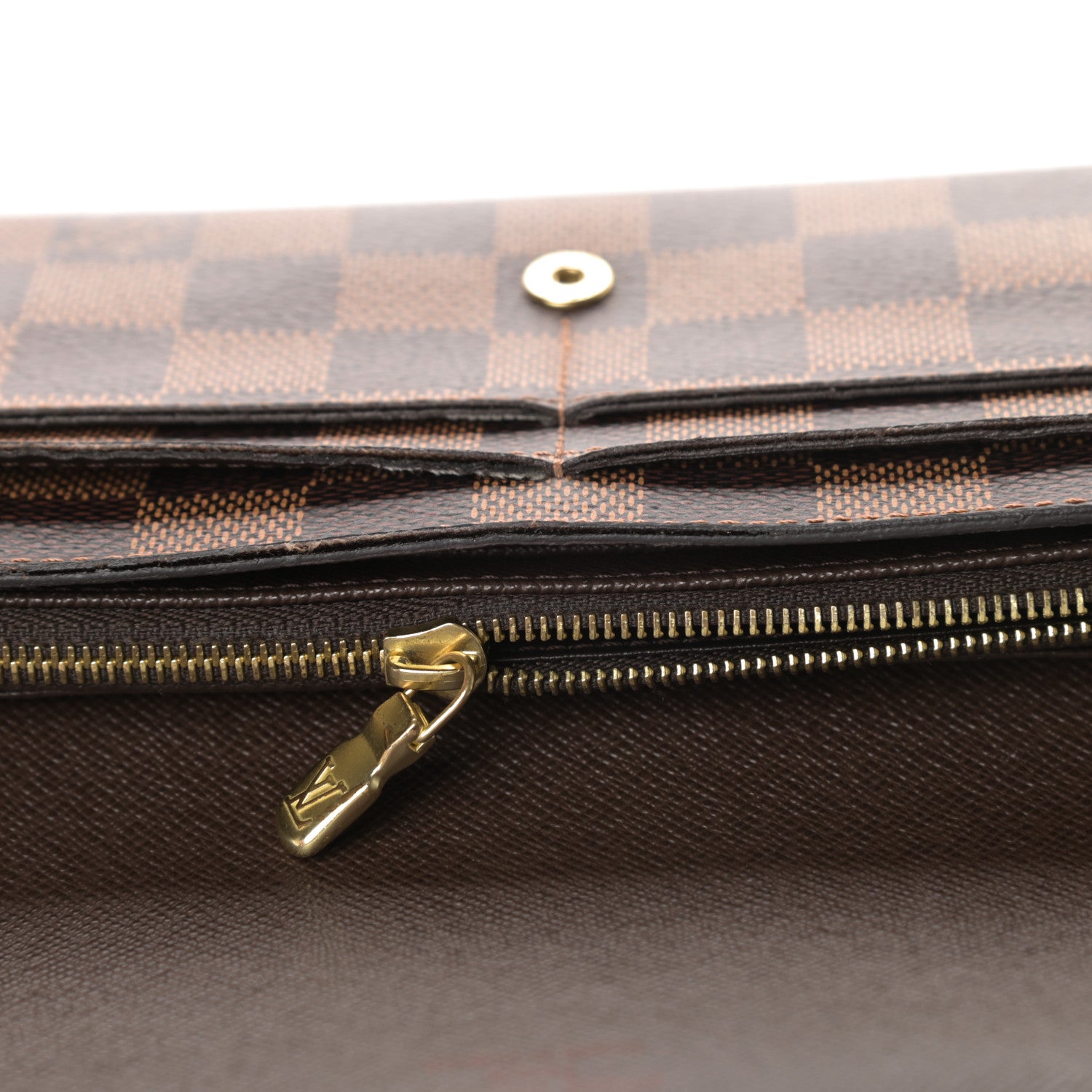 Louis Vuitton Damier Ebene Sarah Wallet NM 9 of 12
