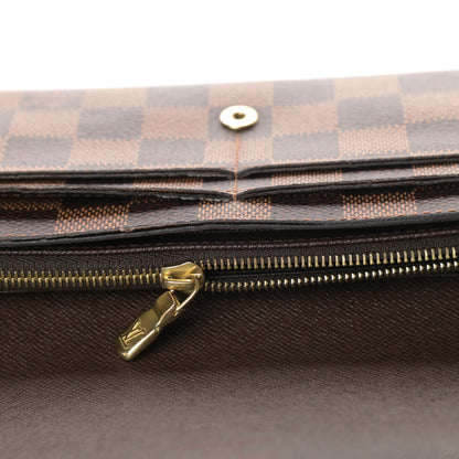 Louis Vuitton Damier Ebene Sarah Wallet NM 9 of 12