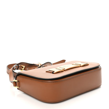 Prada City Calf Flap Shoulder Bag Cognac 4 of 9