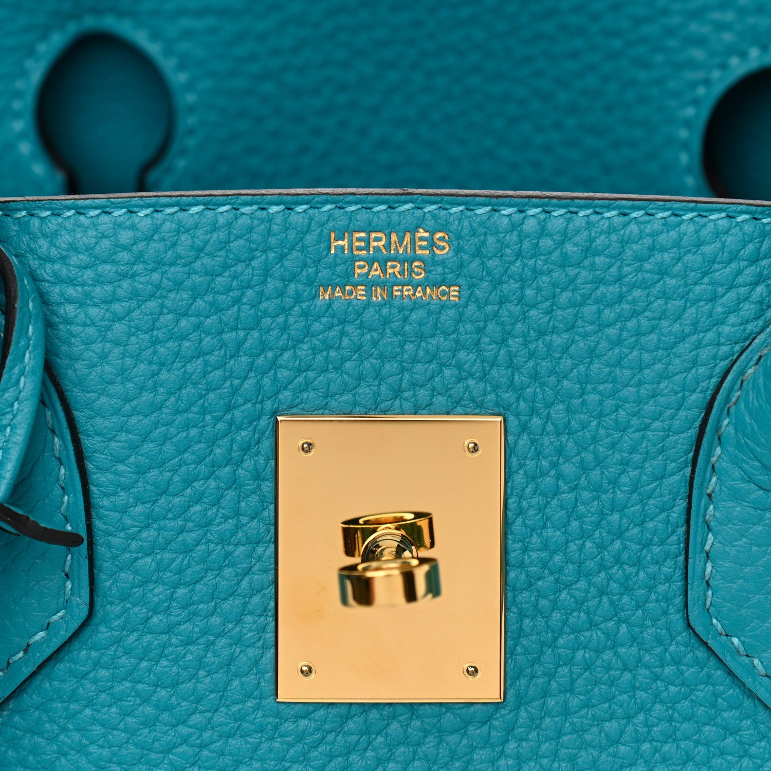 Hermes Togo Birkin 30 Turquoise 7 of 16