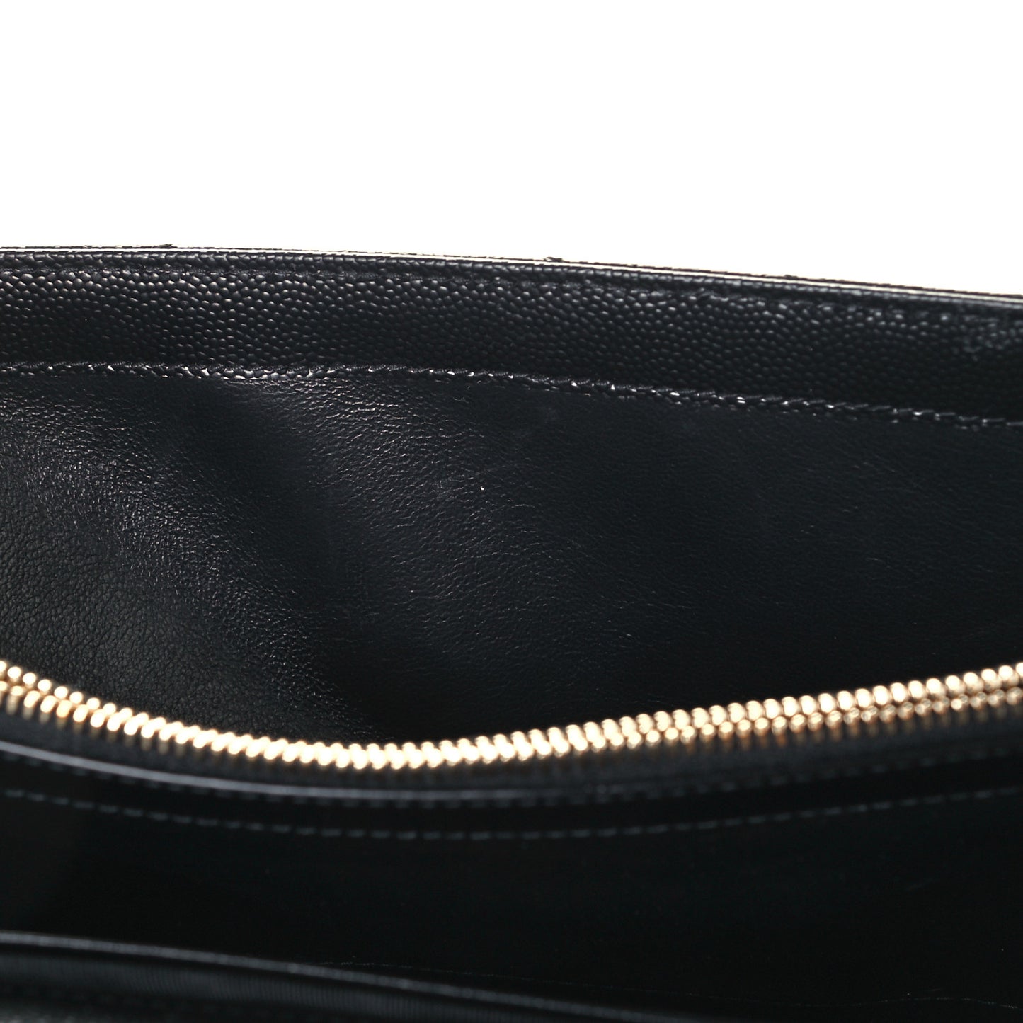 Grain De Poudre Matelasse Chevron Monogram Chain Wallet Black