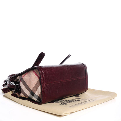 Burberry Nova Check Embossed Convertible Satchel 4 of 8