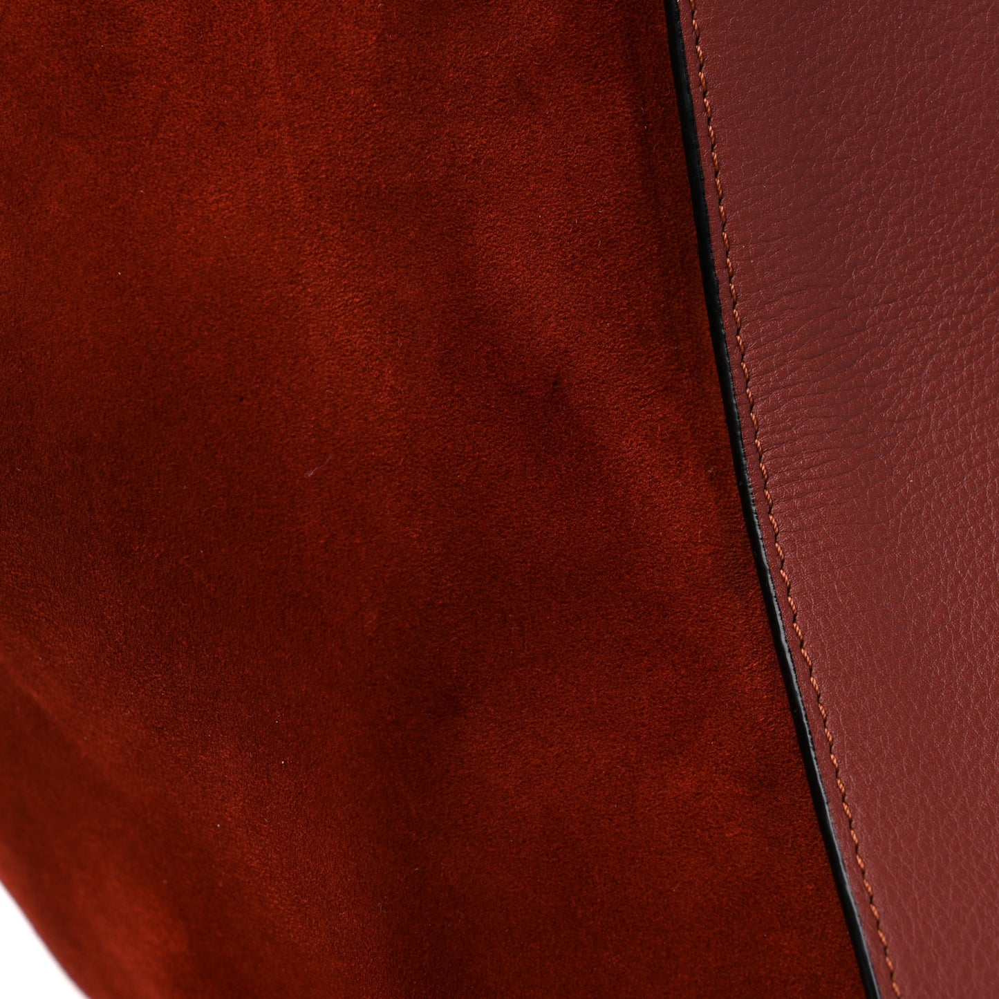 Calfskin Suede Hammock Shoulder Bag Red