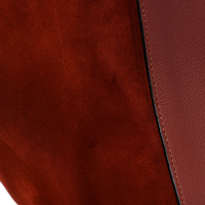Loewe Calfskin Suede Hammock Shoulder Bag Red 14 of 14