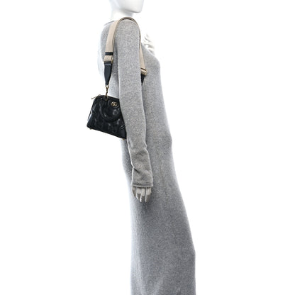 Gucci Calfskin GG Matelasse Mini Top Handle Bag Black 2 of 10