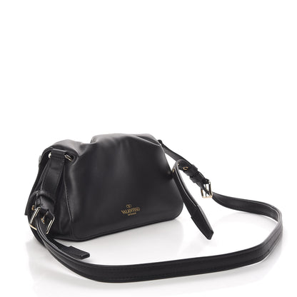 Valentino Garavani Smooth Calfskin Mini Bloomy Crossbody Bag Black 3 of 14