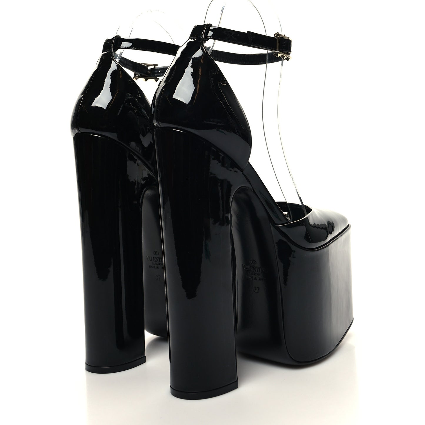 Patent DiscoBox 80/180mm Platform Pumps 37 Black