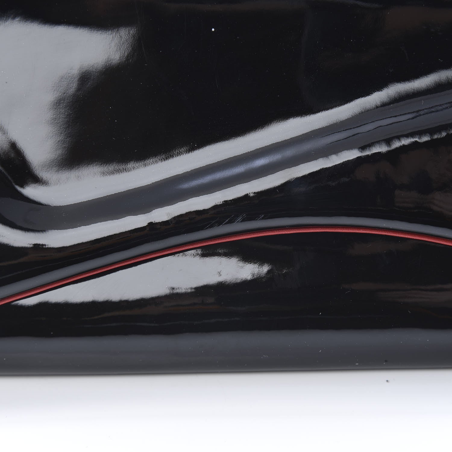 Christian Louboutin Patent Pigalle Clutch Black 9 of 9