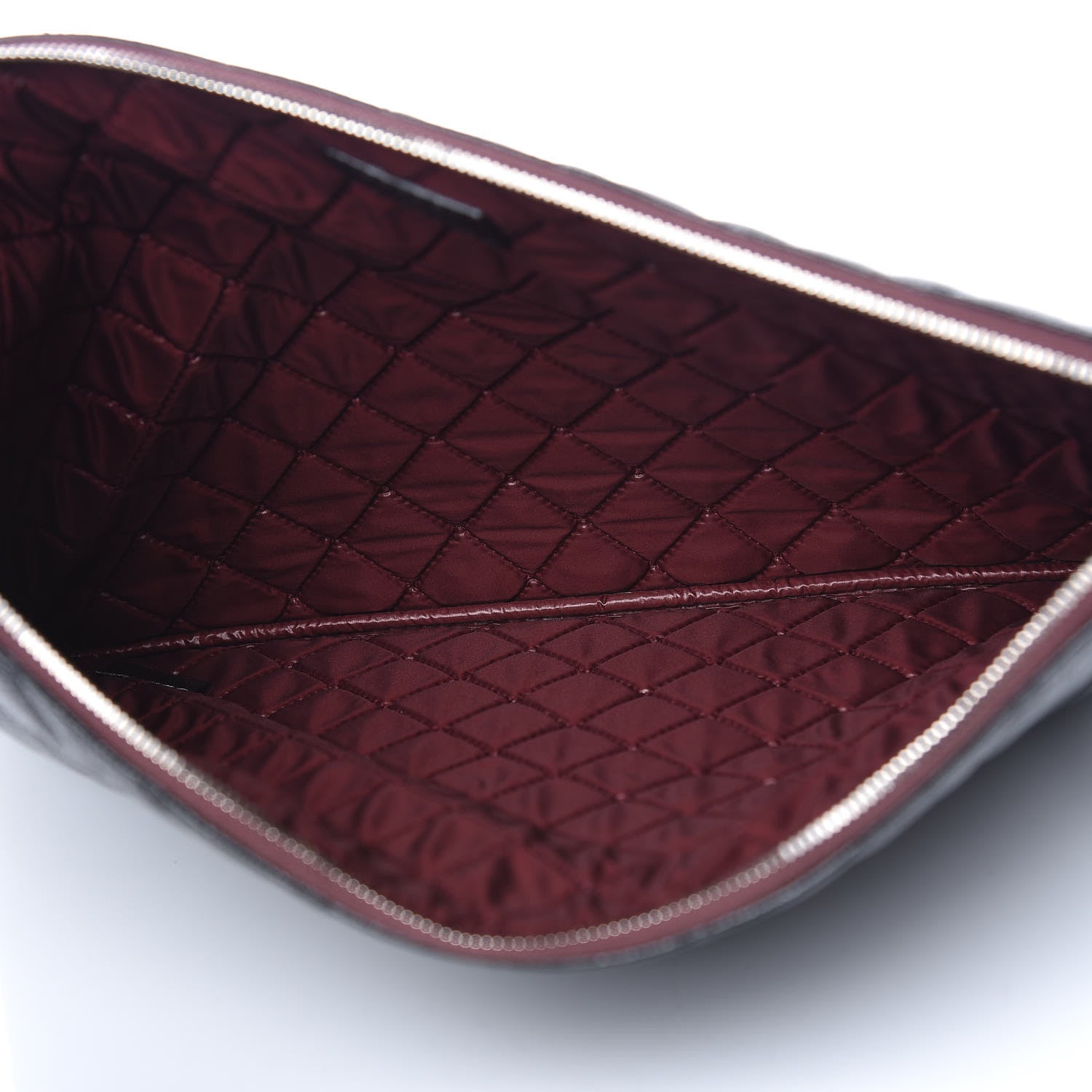 Chanel Caviar Quilted Large Cosmetic Case Black 6 of 10