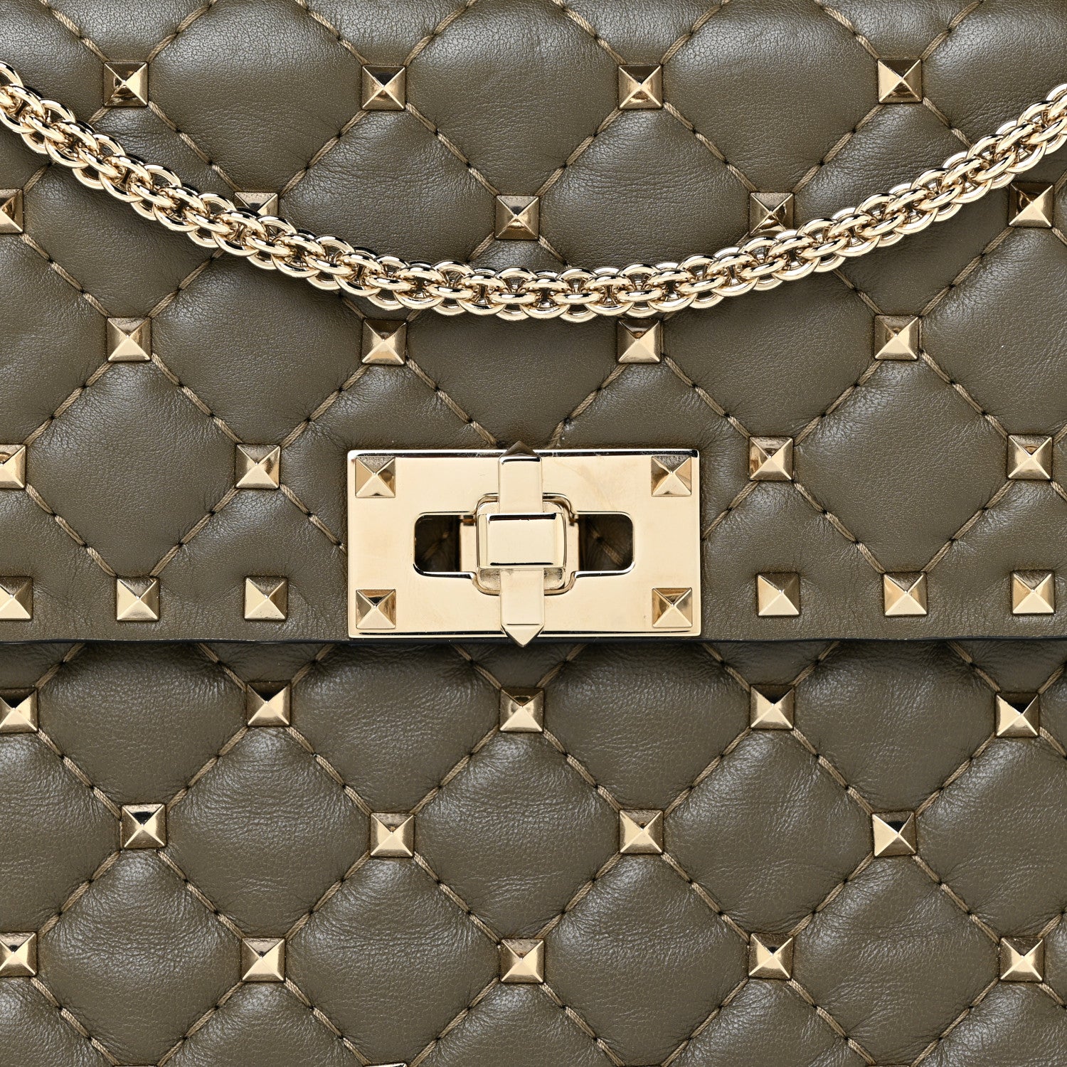 Valentino Garavani Nappa Medium Rockstud Spike Shoulder Bag Oasis 6 of 8