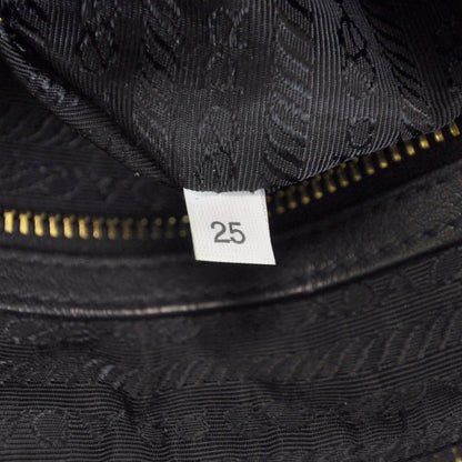 Prada Leather Hobo Nero Black 9 of 10