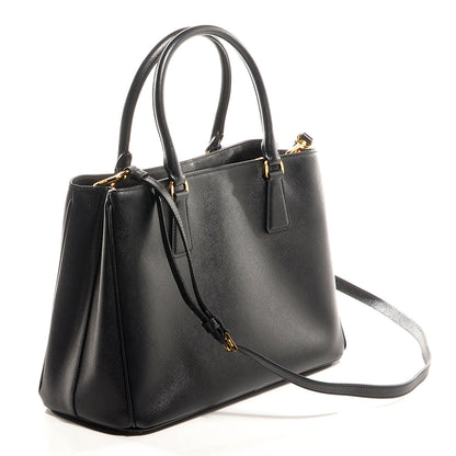 Prada Saffiano Lux Medium Tote Nero Black 5 of 12