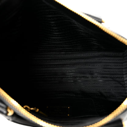 Prada Vitello Daino Shopping Satchel Black 5 of 10