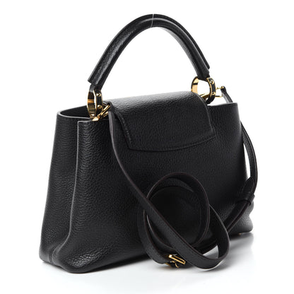 Louis Vuitton Taurillon Capucines BB Black 3 of 10