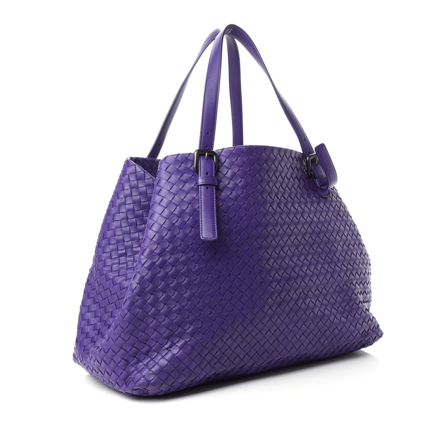 Nappa Intrecciato Large Seamless Tote Anemone