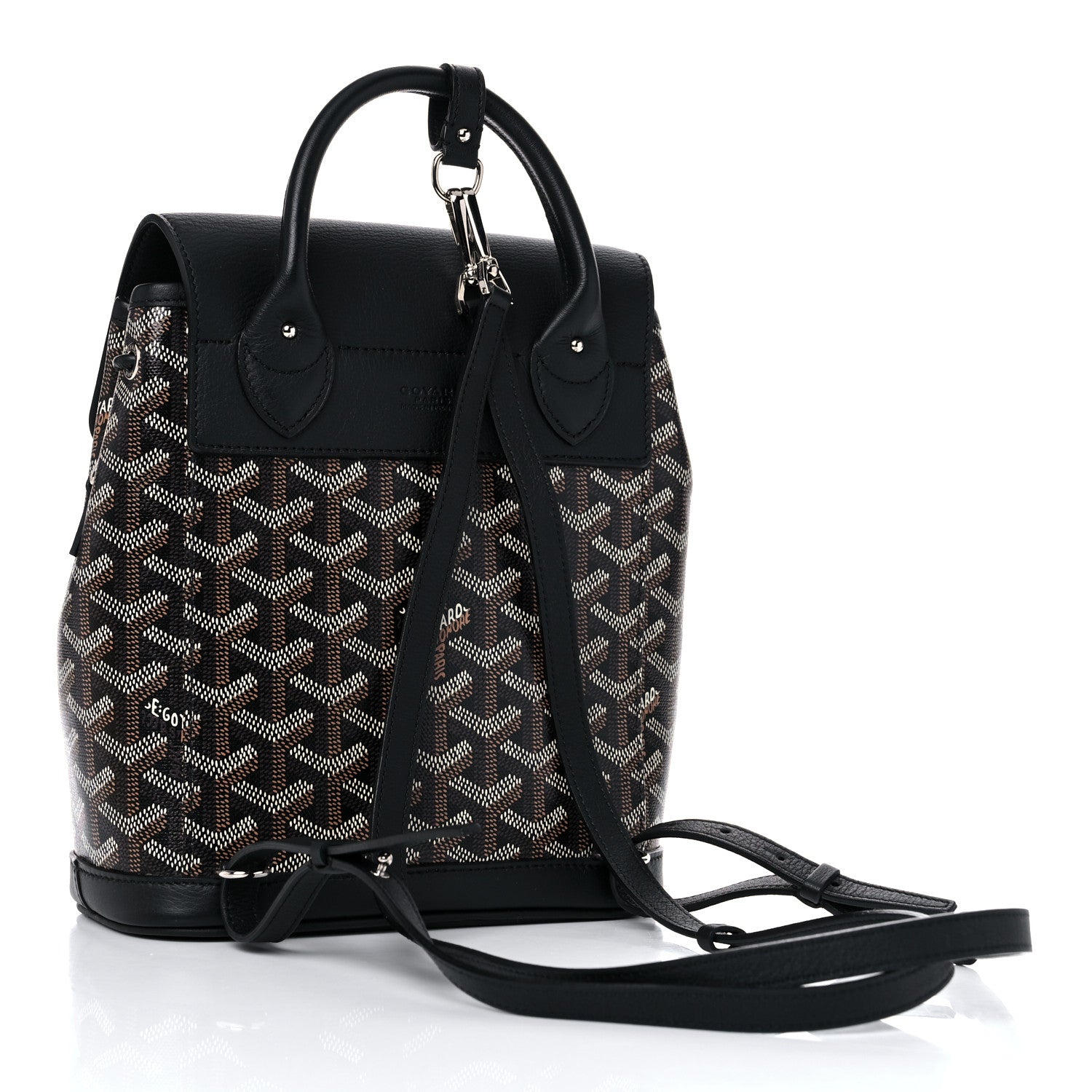 Goyard Goyardine Calfskin Mini Alpin Backpack Black 2 of 7