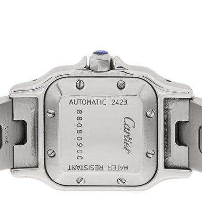 Cartier Stainless Steel 18K Yellow Gold 24mm Santos De Cartier Galbee Automatic Watch 4 of 4