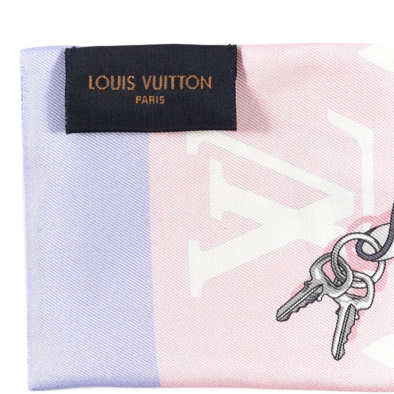 Silk Monogram Escale Confidential Bandeau Pink
