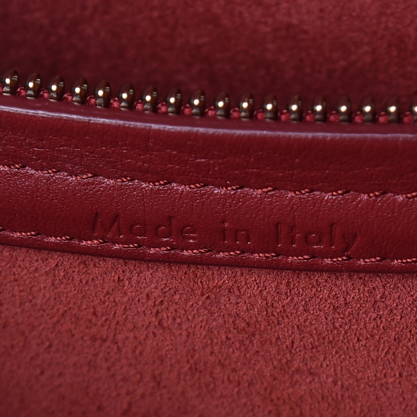 Supple Calfskin Medium Phantom Luggage Red
