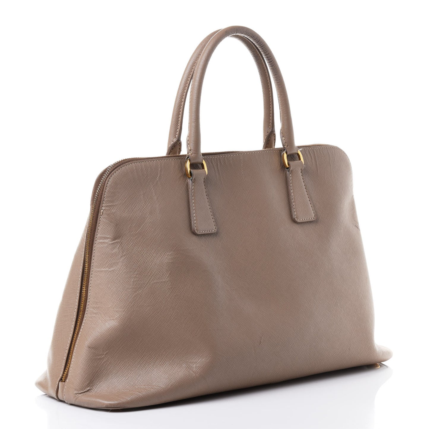 Saffiano Lux Large Promenade Tote Cammeo
