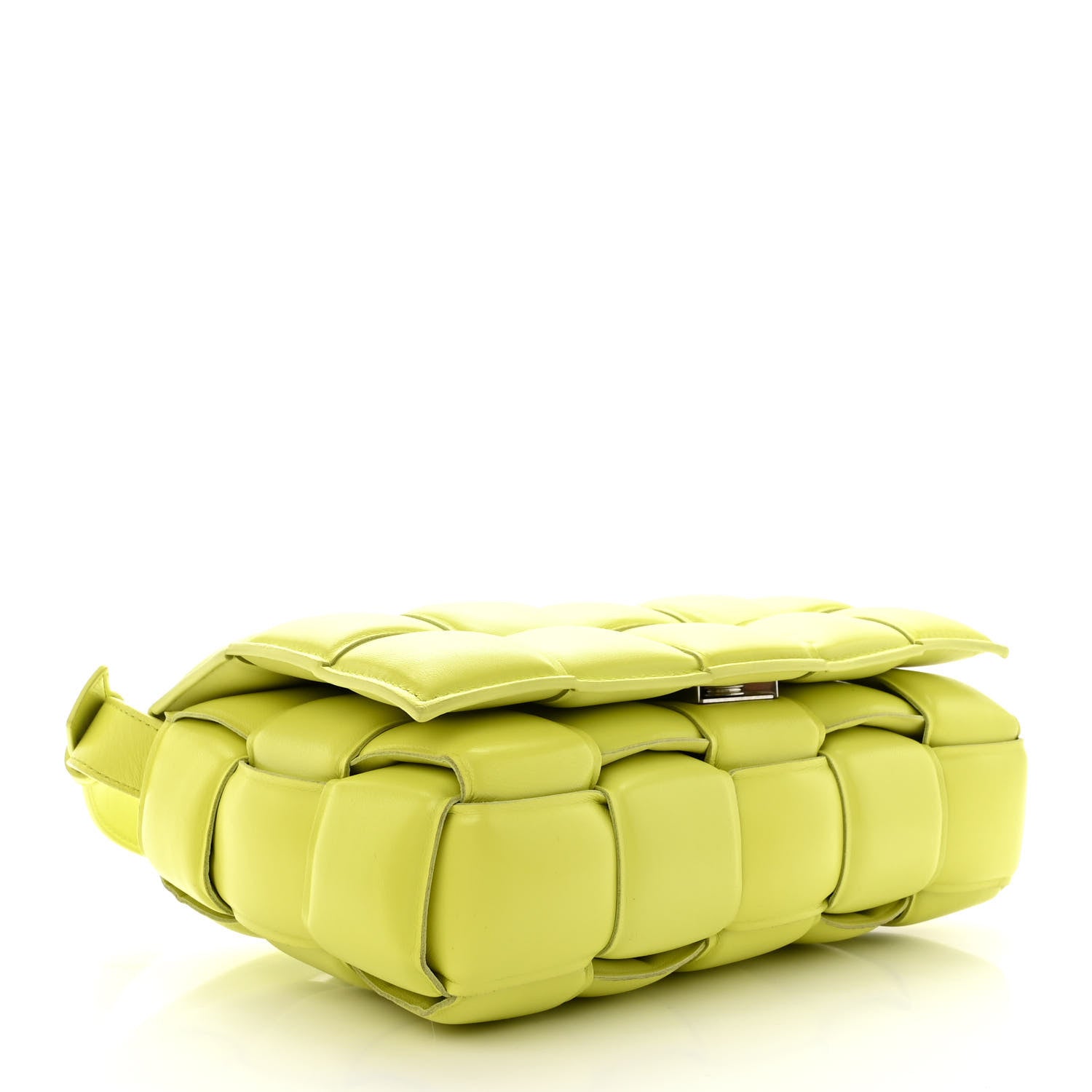 Bottega Veneta Nappa Maxi Intreccio Padded Cassette Crossbody Bag Kiwi 4 of 10