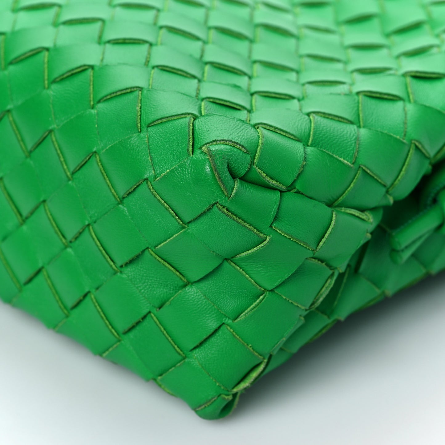 Nappa Intrecciato Small Loop Camera Bag Parakeet
