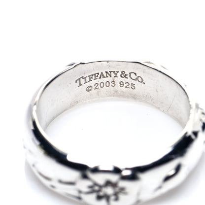 Tiffany Sterling Silver Flower Ring 49 5 4 of 5