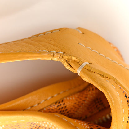 Goyard Goyardine Fidji Zip Hobo Yellow 11 of 12