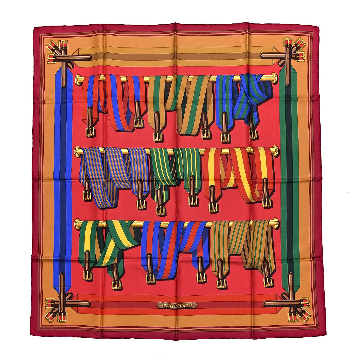 Hermes Silk Sangles Scarf 90 1 of 6