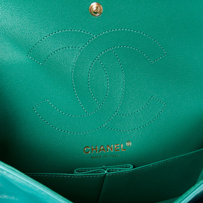 Chanel Aged Calfskin Quilted 2.55 Reissue 225 Flap Green 6 of 12