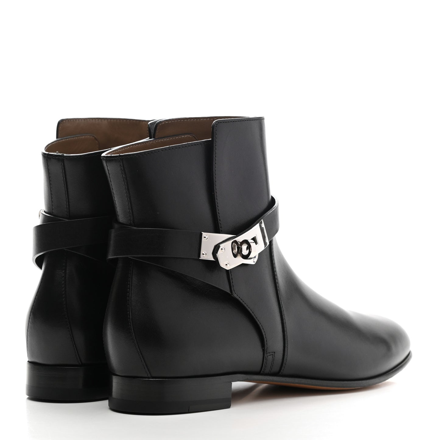 Calfskin Neo Low Boots 39 Black