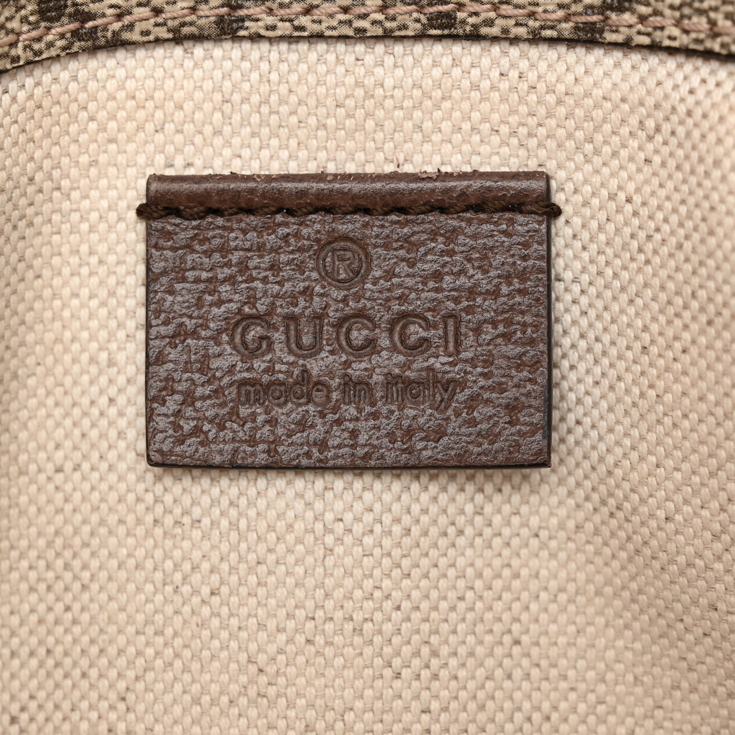 Gucci GG Supreme Monogram Neo Vintage Web Belt Bag Brown 5 of 10