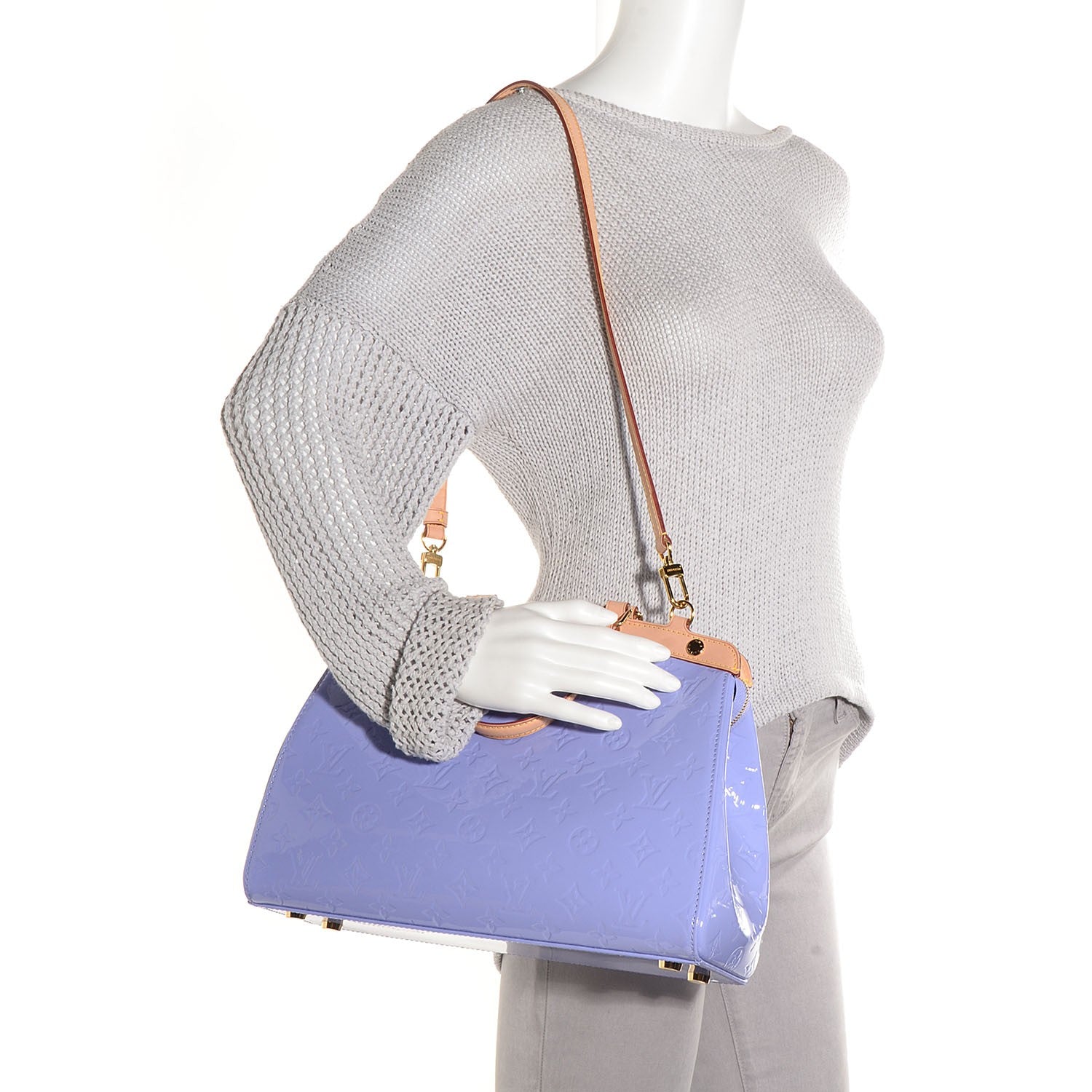 Louis Vuitton Vernis Brea MM Lilac 2 of 8