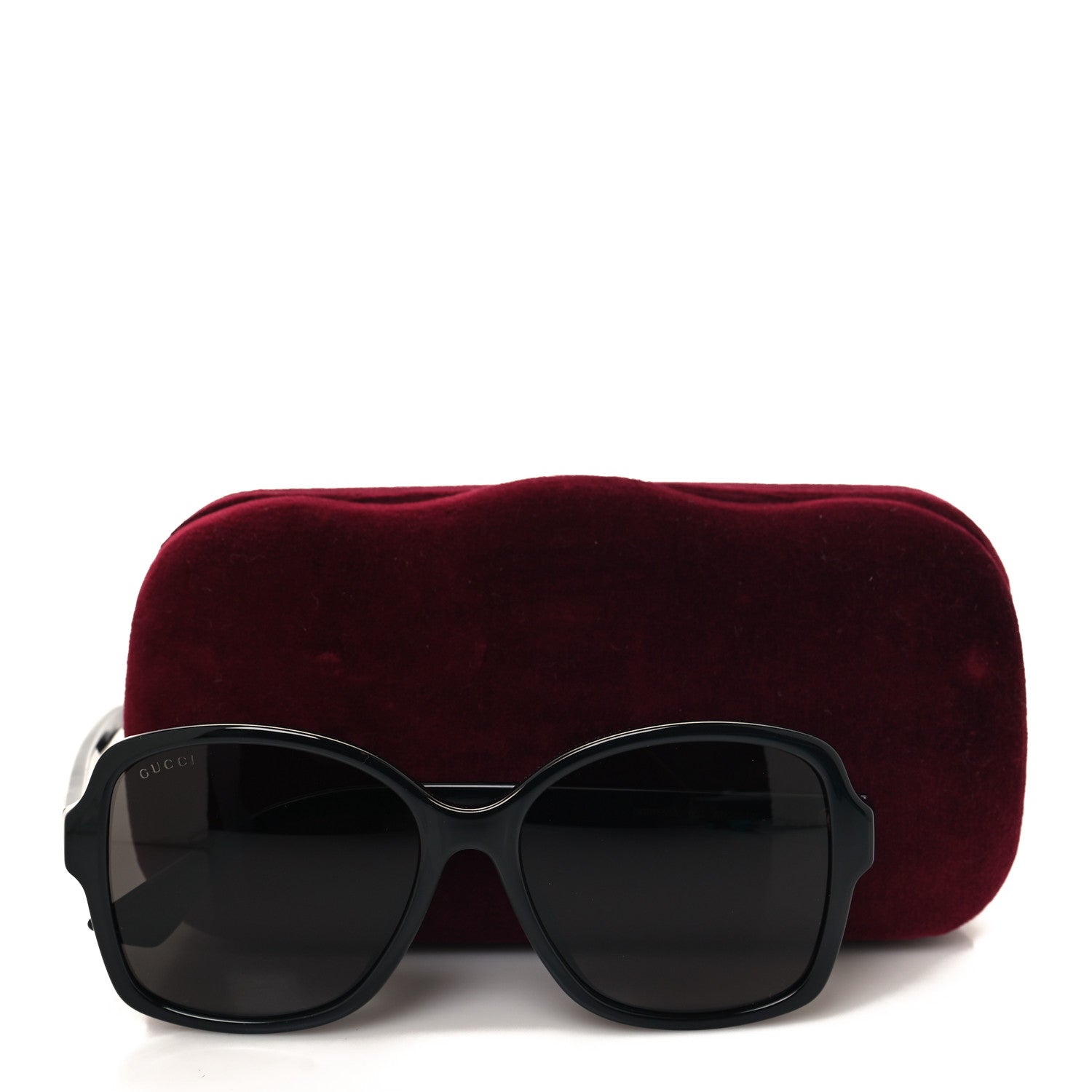 Gucci Acetate Square Sunglasses GG0765SA Black 8 of 8