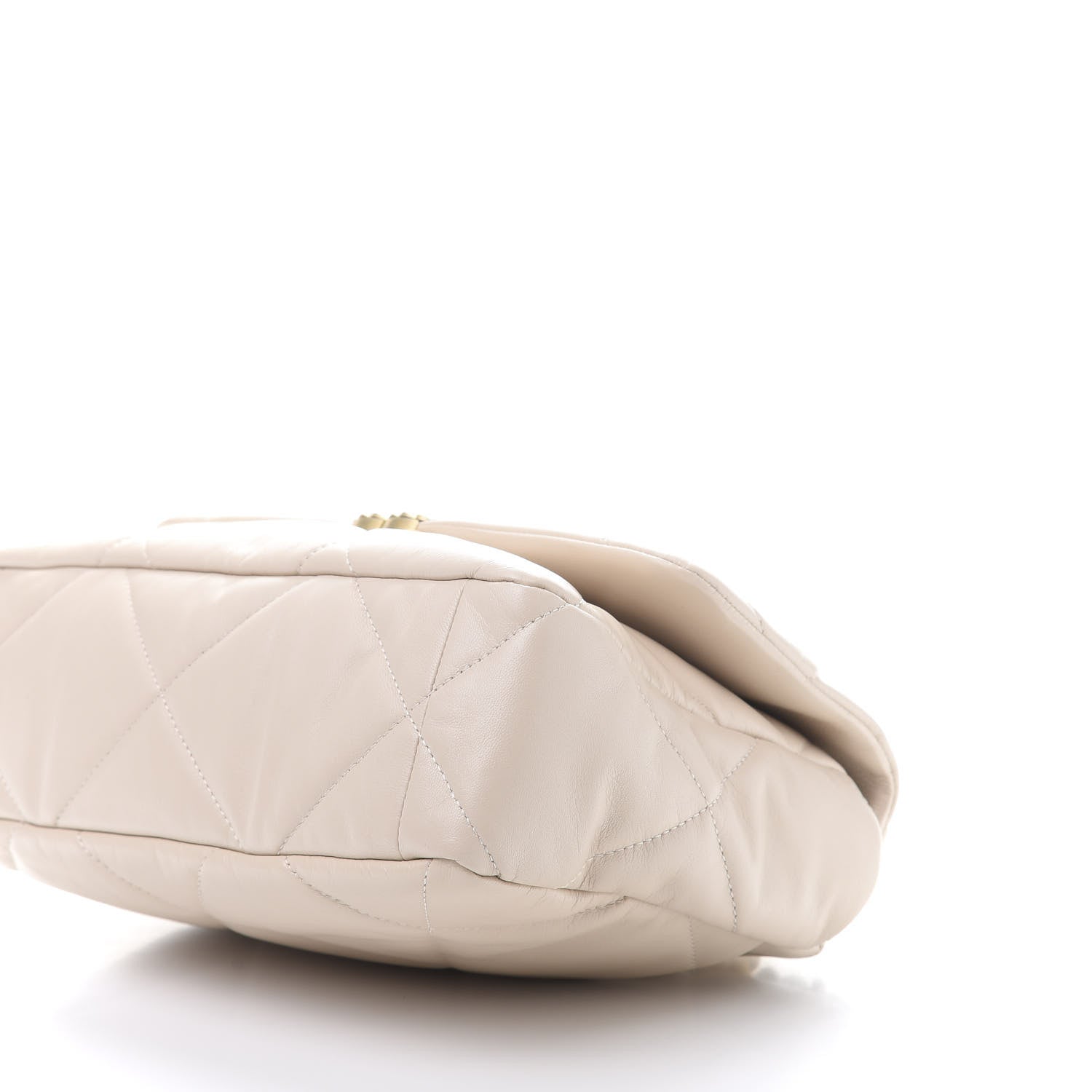 Chanel Lambskin Quilted Large 19 Flap Beige 8 of 12