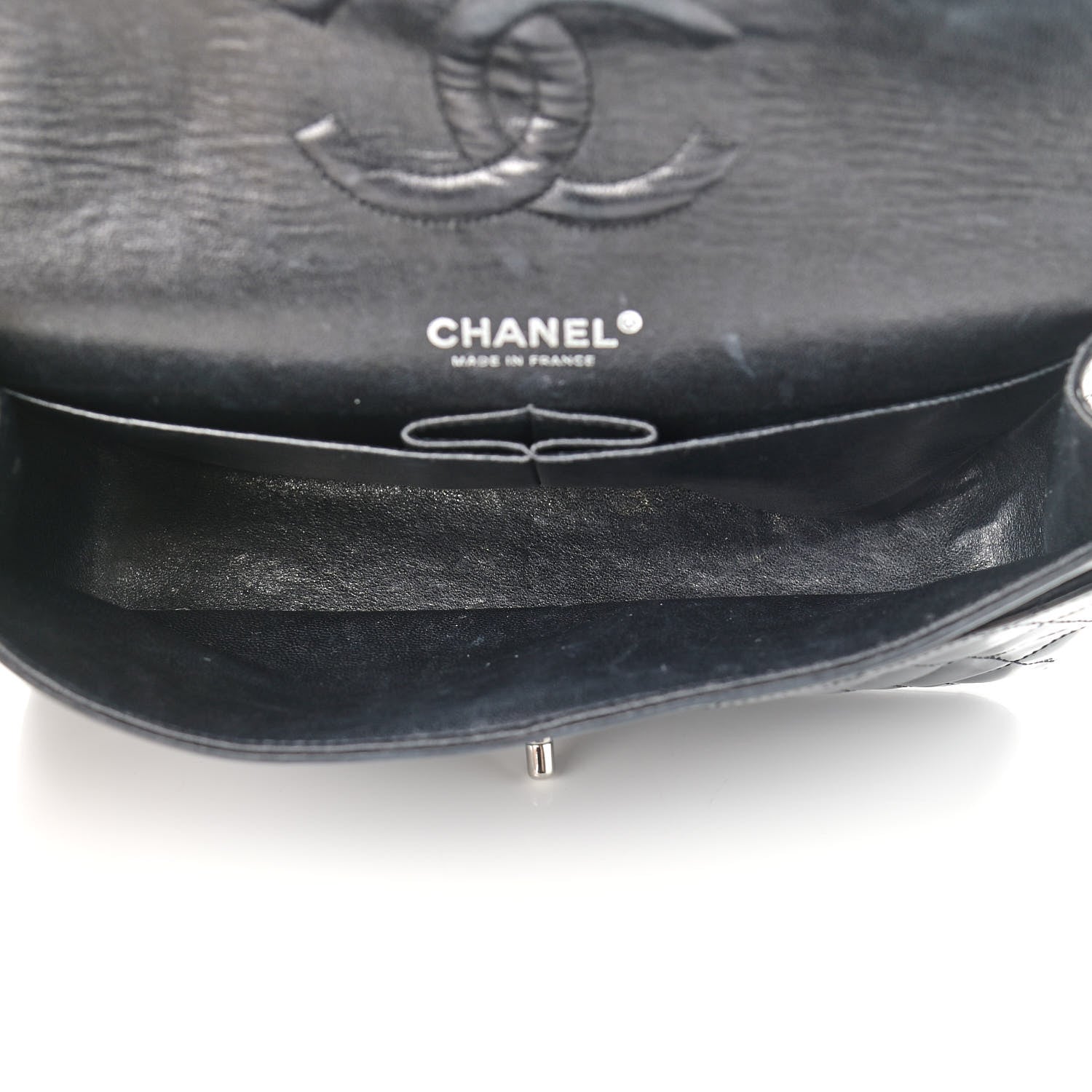 Chanel Patent Quilted Medium Double Flap Black 5 of 16