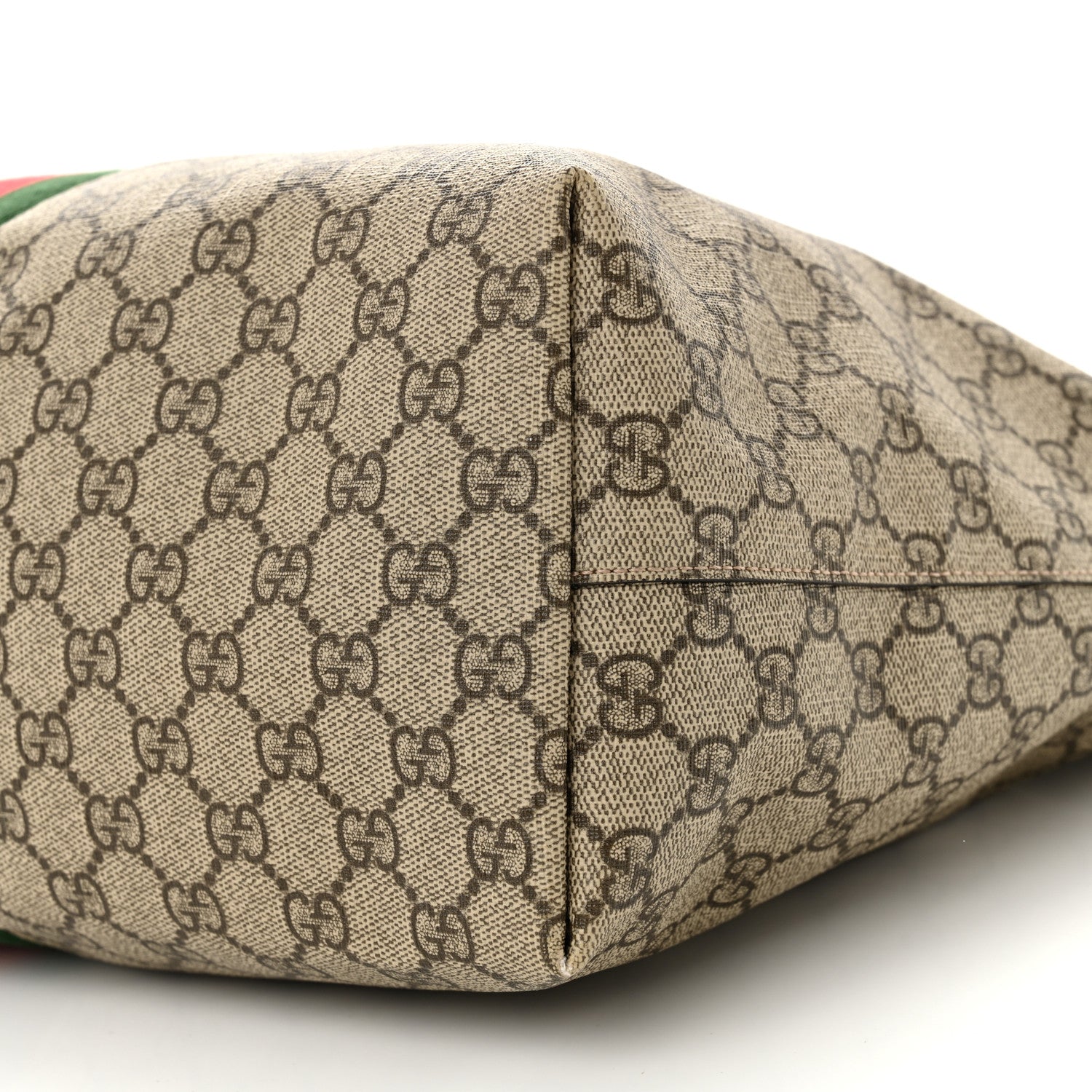 Gucci GG Supreme Monogram Medium Ophidia Shopping Tote Brown 10 of 16