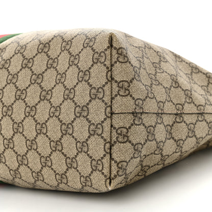 Gucci GG Supreme Monogram Medium Ophidia Shopping Tote Brown 10 of 16