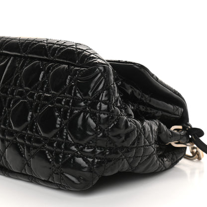 Christian Dior Patent Cannage New Lock Flap Black 9 of 9