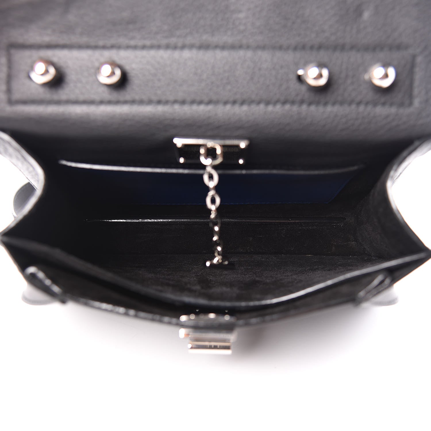 Proenza Schouler Pebbled Calfskin Small Hava Top Handle Bag Black 7 of 11