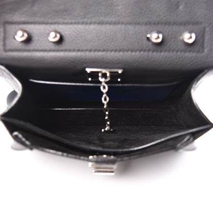 Proenza Schouler Pebbled Calfskin Small Hava Top Handle Bag Black 7 of 11