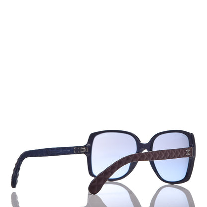 Chanel Quilted CC Sunglasses 5289 Blue 4 of 7