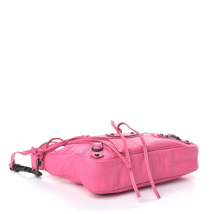 Balenciaga Agneau Lizard Embossed Hip Pink 4 of 8