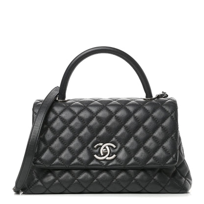 Chanel Caviar Quilted Small Coco Handle Flap Black 1 of 9