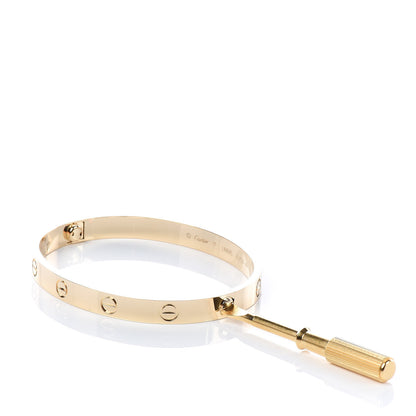 Cartier 18K Yellow Gold LOVE Bracelet 17 4 of 7