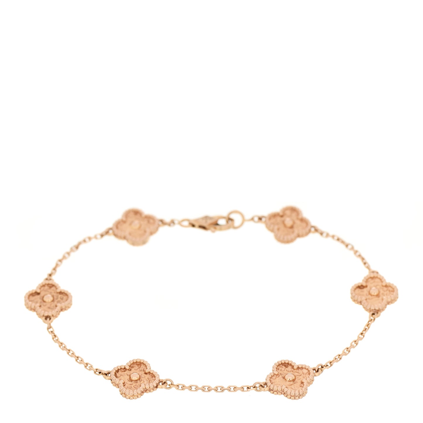 18K Rose Gold 6 Motifs Sweet Alhambra Bracelet