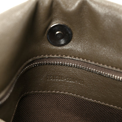 Gucci Sakai Be Green Calfskin Diagonal Stitched Small Blondie Tote Craclet Brown 8 of 11