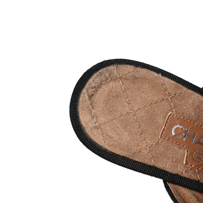 Chanel Lambskin Quilted CC Turn Lock Clogs 36 Black 12 of 16
