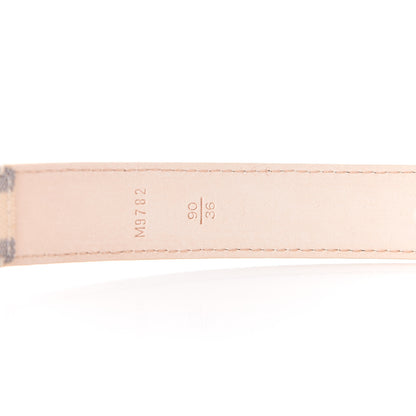 Louis Vuitton Damier Azur 25mm Belt 90 36 4 of 9